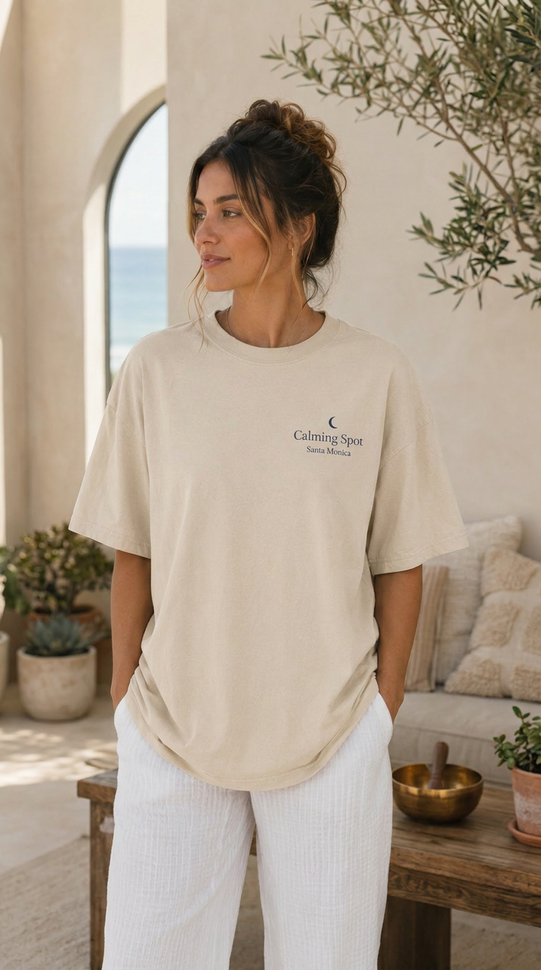 Protect Your Peace Tee in Sand